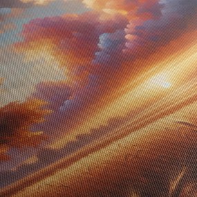 Tablou – Apus de soare pe câmp (150x105 cm)