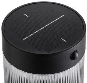 Stalp solar cu senzor de miscare, protectie IP44, Coupar negru