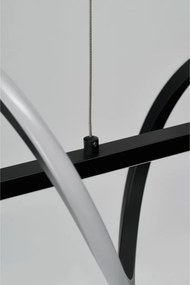 Lustra LED suspendata design modern MEMPHIS negru 3-STEP DIMM