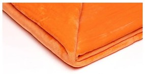 Pătură din micromicropluș My House, 150 x 200 cm, portocaliu