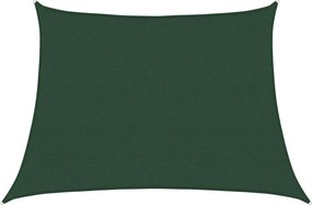 vidaXL Pânză parasolar, gri închis, 4/5x3 m, HDPE, 160 g/m², trapez