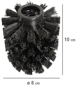 WENKO 24090800 - Cap pentru perie WC 8x9,3 cm negru