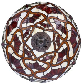 Lampa de masa Tiffany Bocciolo h 62 cm, abajur 40 cm