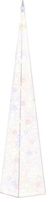 vidaXL Con de lumină cu LED decorativ multicolor, 90 cm, acril