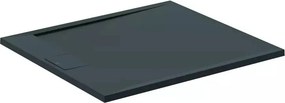 Cadita de dus dreptunghiulara Ideal Standard i.life Ultra Flat S negru intens 100x90 cm