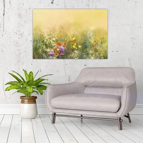 Tablou - Pajiște pictată (90x60 cm)