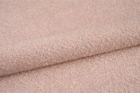 Canapea roz cu tapițerie din stofă bouclé 235 cm Molino – Micadoni Home