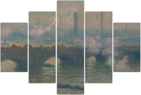 Tablou - Claude Monet, Waterloo Bridge, Gray Day, reproducere (150x105 cm)