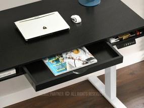 Masă PC Osto 120 (lemn negru + negru). 1109827