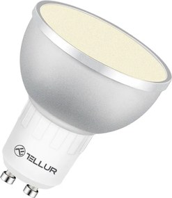 Bec Tellur WiFi Smart LED GU10, 5 W, albă caldă