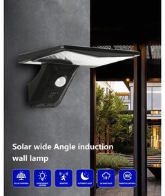 Immax 08482L-Aplică LED solară cu senzor LED/2,6W/5,5V IP65 negru