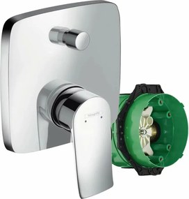 Baterie cada - dus incastrata Hansgrohe Metris iBox inclus crom