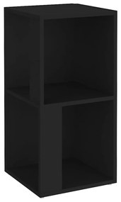 809018 vidaXL Dulap de colț, negru, 33x33x67 cm, PAL