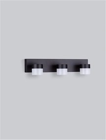 Aplica de perete baie cu 3 surse de lumina LED TEKO