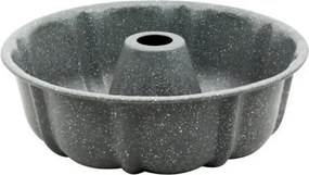 Forma pentru chec Voltz V51223GA, 25,5 x 8,5 cm, Finisaj marmorat, Otel carbon, Gri
