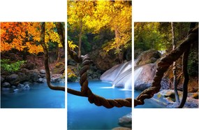 Tablou - Cascade din Asia (90x60 cm)