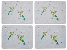 Suport pentru farfurii din plută 4 buc. 29x21.5 cm Hummingbirds – Cooksmart ®
