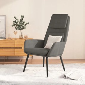 341312 vidaXL Scaun de relaxare, gri deschis, material textil