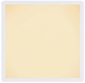 Plafoniera LED design slim Sapana alb 42x42cm