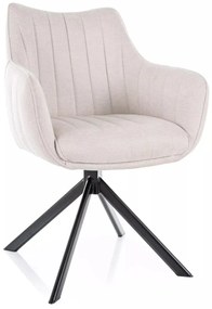 Scaun rotativ Azalia bej deschis/negru Brego22