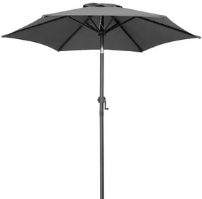 Deuba Umbrelă de grădină Fiji Ø200 cm - antracit
