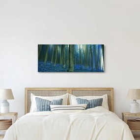 Tablou - Pădure albastră (120x50 cm)
