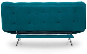 Canapea Extensibilă cu 3 Locuri Misa Sofabed, Verde Petrol