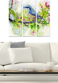 Set 3 tablouri MDF2851893, multicolor, 20x50 cm