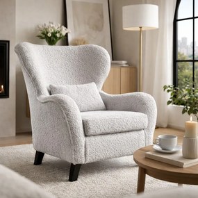 Fotoliu cu spătar înalt Miuform Miuf, gri