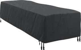 vidaXL Husă pentru Leagăne Simplu Negru 74 x 210 x 40 cm țesătură