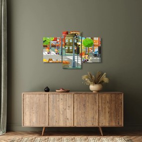 Tablou - Orășelul copiilor (90x60 cm)