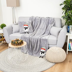 Pătură de Crăciun 4Home Frosty Snowman, 150 x 200cm