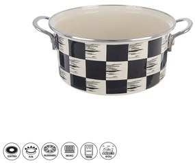 Orion Caserolă emailată Chessboard Lem , 3 l, dia.22 cm