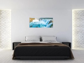 Tablou - Cascada Godafoss (120x50 cm)