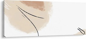 Tablou - Abstracție albă (120x50 cm)