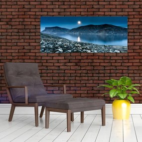 Tablou - Islanda noaptea (120x50 cm)