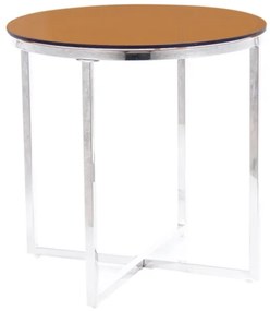 Masă de cafea Celena (Chihlimbar + Cromat). 1050075