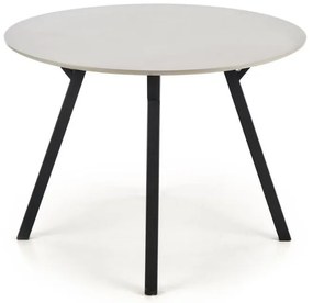 Masa de bucaterie Balrog rotunda, gri/negru