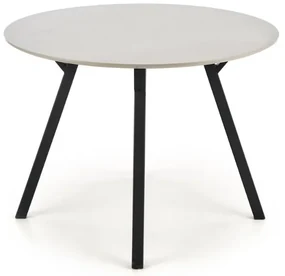 Masa de bucaterie Balrog rotunda, gri/negru