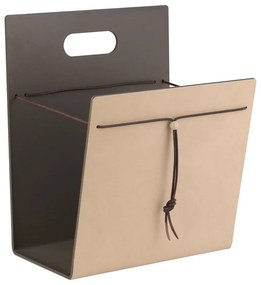 Suport de reviste din metal și din piele ecologică Nupo M – LIND DNA