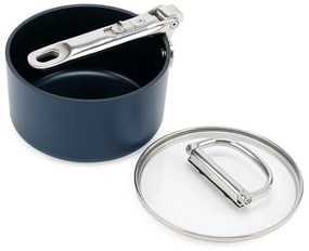 Oală cu capac/cu suprafață ceramică adecvată pentru plita cu inducție Space – Joseph Joseph