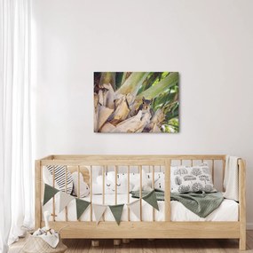 Tablou cu veverița în copaci (70x50 cm)
