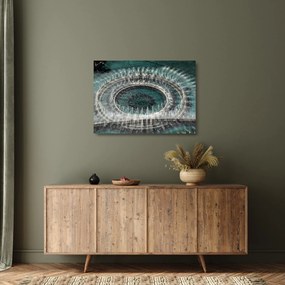 Tablou pe sticlă cu fântănă arteziană (70x50 cm)