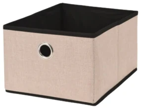 Cutie depozitare, deschisă, culoarea crem, 32x25x8 cm, Storage Solutions