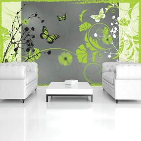 Fototapet - Arta florală - abstract (152,5x104 cm)