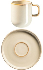 Mäser Set de cești de espresso cu farfurioareCordelia Sand, 6+6 buc.