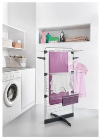 Uscător de rufe gri/argintiu 22 m Thunder – Metaltex