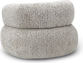 Fotoliu relax Noola rotativ - stofă bej Rimba 03