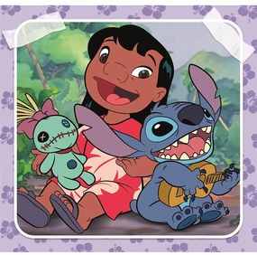 Disney Lilo și Stitch Music Cântând la chitară puzzle 3x48 pcs Clementoni