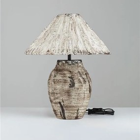 Veioza din ceramica lucrata manual WABI